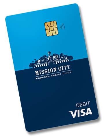 Visa Debit Card Angled