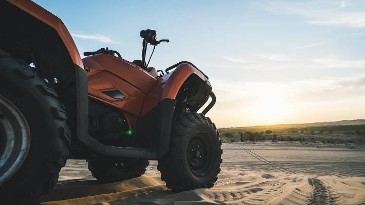 ATV in Sand Dunes